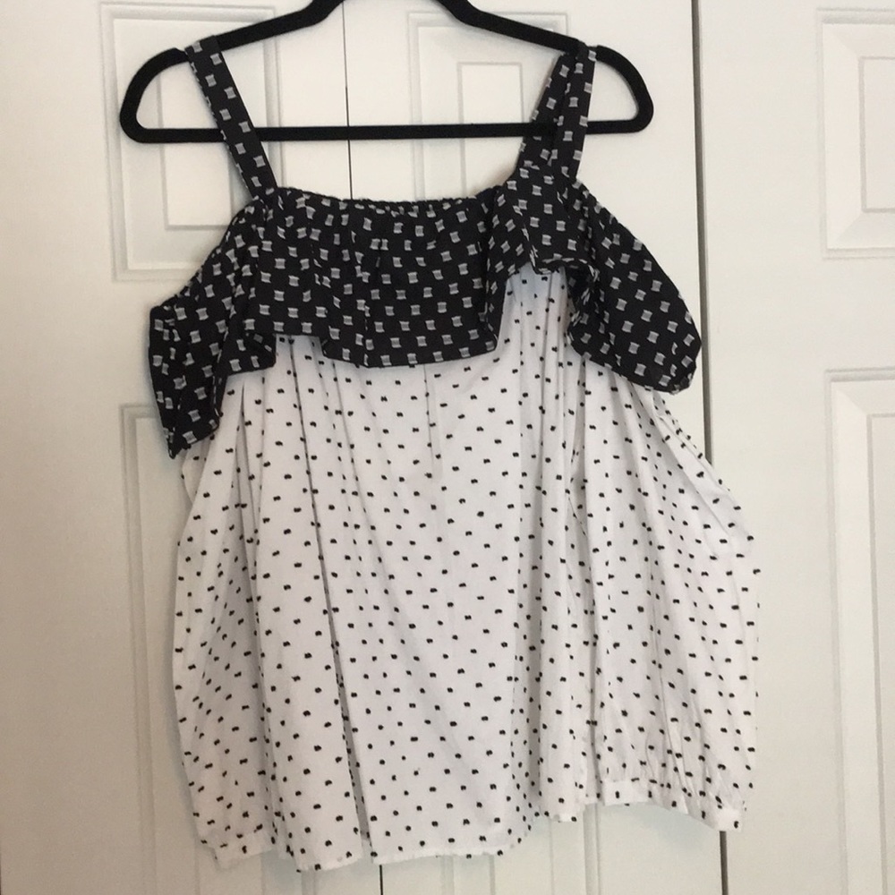 LOFT Cold Shoulder Blouse